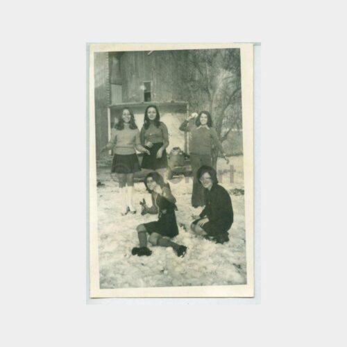 1970 Kültür Koleji Kışı Kız Öğrenci Fotoğraf