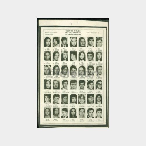 1970 Kültür Koleji Sınıf Öğrencileri Fotoğraf