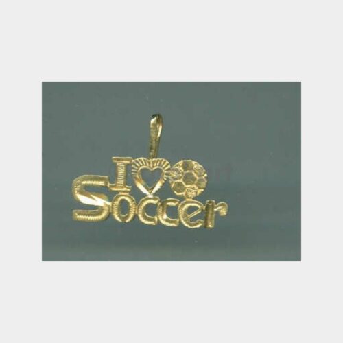 I Love Soccer Konulu Kolye Ucu
