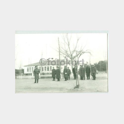 1964 Burhaniye Asker Komutan Görünüş Kartpostal