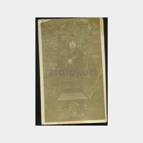 1926 Kürklü Kadın Görünüş Fotoğraf