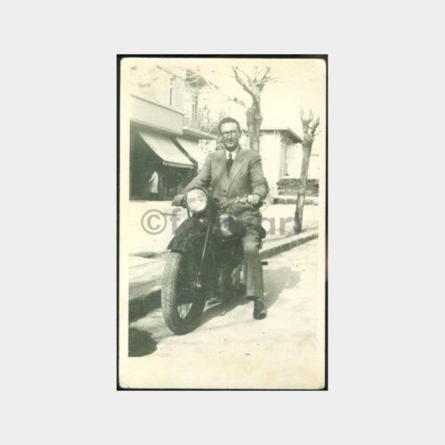 1955 Motorsikletli Bay Görünüş Fotoğraf