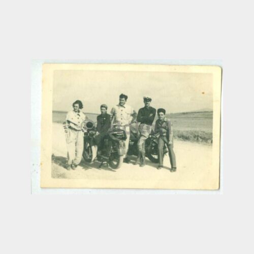 1937 Taşdelen Yolunda Motorsikletli Genç Fotoğraf