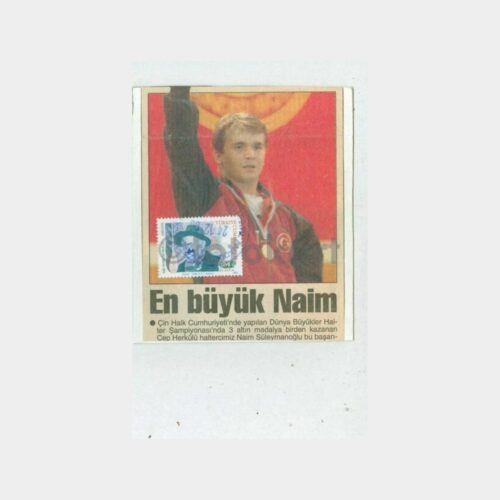 Naim Süleymanoğlu - Halter Konulu Kart