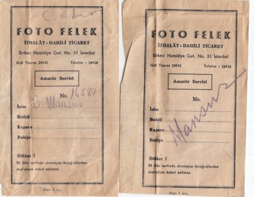 1964 Sinema Yönetmeni Mansur Gündüz Negatif Fotoğraf Arşivi - Görsel 10