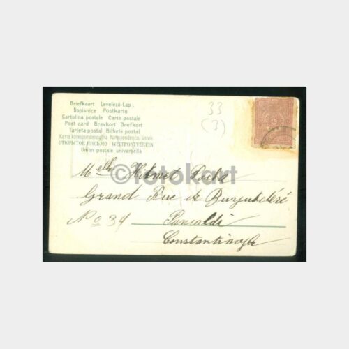 1904 Hikmet Paşa - Pangaltı Adresli Kartpostal - Görsel 2