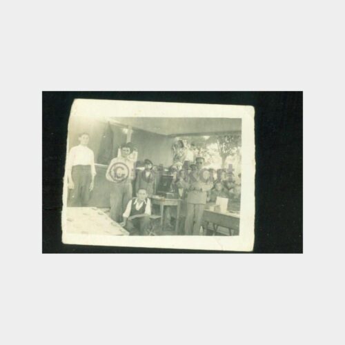 1950 Kasaba Lunaparkı Grup Pikaplı Fotoğraf