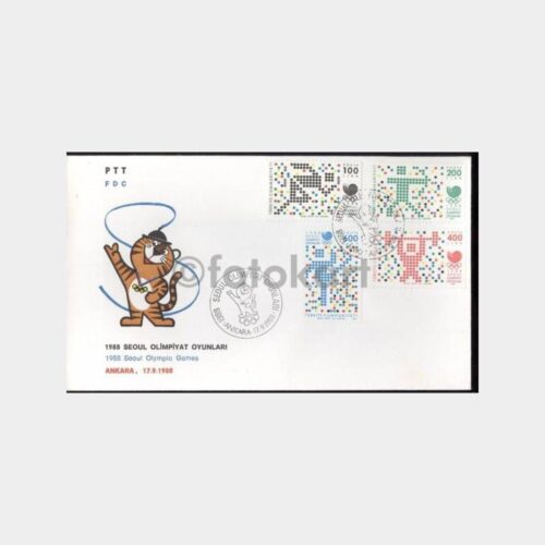 1988 Seul Olimpiyat Oyunları FDC