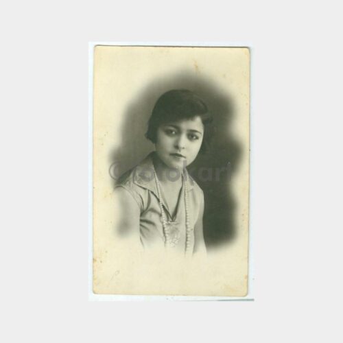 1928 Kadın Portre - Stüdyo Fotoğraf