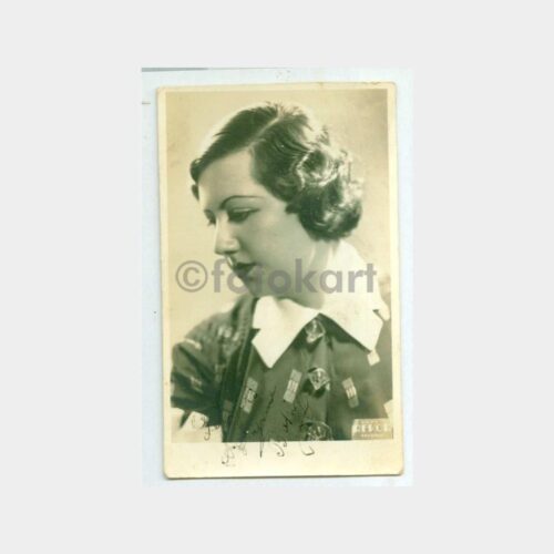1940 Foto Rekor -Beyoğlu- Kadın Portre  Fotoğraf