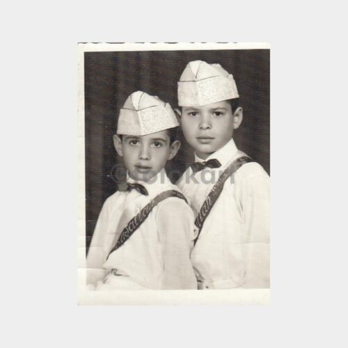 1967 Sünnet Çocukları Konulu Stüdyo Fotoğraf