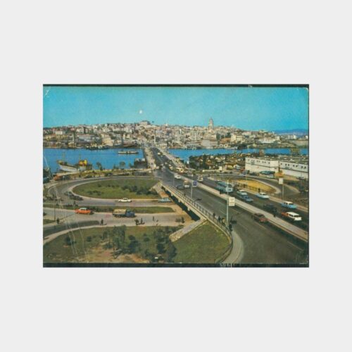 1970 Unkapanı Köprüsü Görünüş Kartpostal