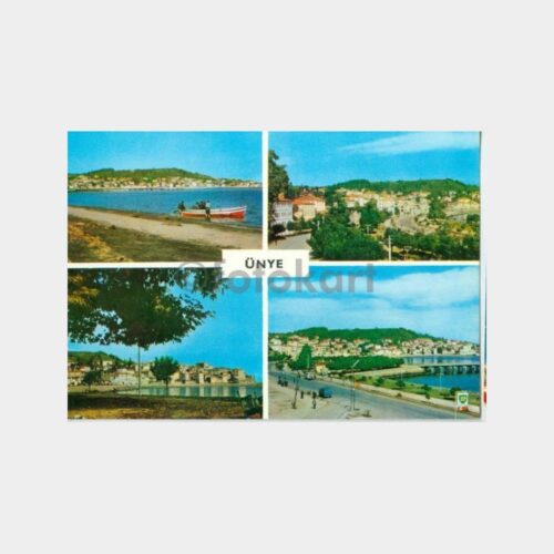 1972 Ünye 4 Görünüş Kartpostal