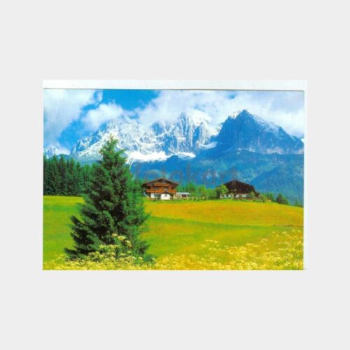 1990 Karadeniz Yayla Evleri Görünüş Kartpostal