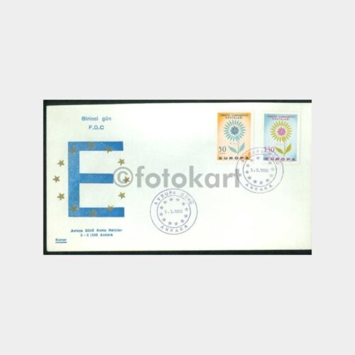 1966 Avrupa Günü Yıldönümü FDC
