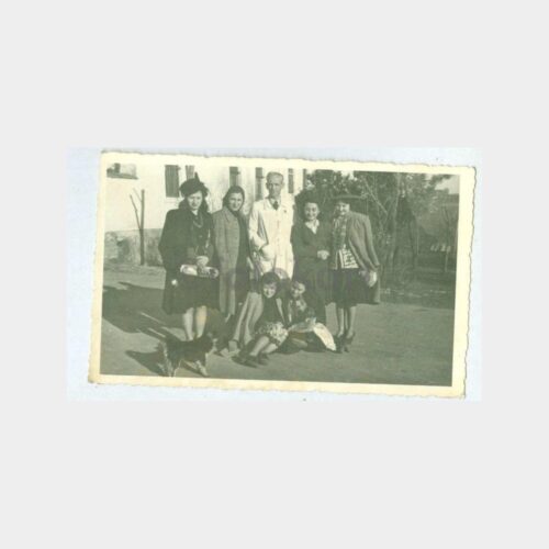 1940 Şapkalı Hanımlar Ziyaret Grup Fotoğraf