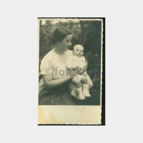 1936 Anne ve Çocuk Fotoğraf