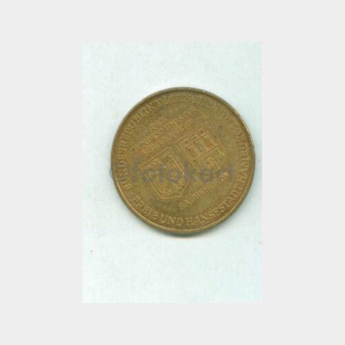 1975 Almanya Elb Tüneli Hatıra Madalya