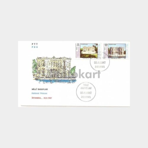 1987 Milli Saraylar Serisi FDC