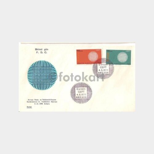 1970 Europa CEPT Anma Serisi FDC
