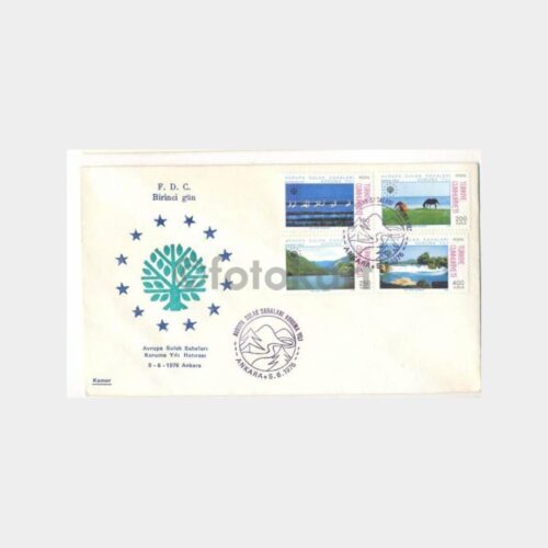 1976 Avrupa Sulak Sahaları Koruma Yılı FDC