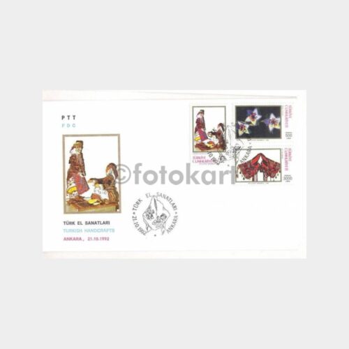 1992 Türk El Sanatları FDC