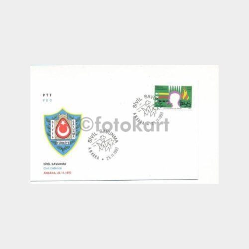 1993 Sivil Savunma FDC