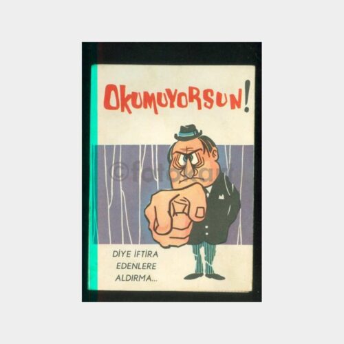 Okumuyorsun - Mizahi Tebrik Kartı