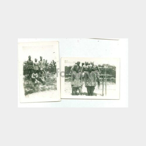 1947 35. Piyade Alayı Askerleri 2 Adet Fotoğraf