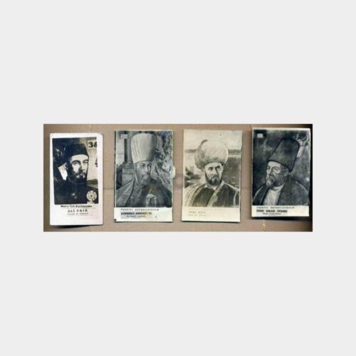 4 Türk Büyüğü Küçük Kartlar