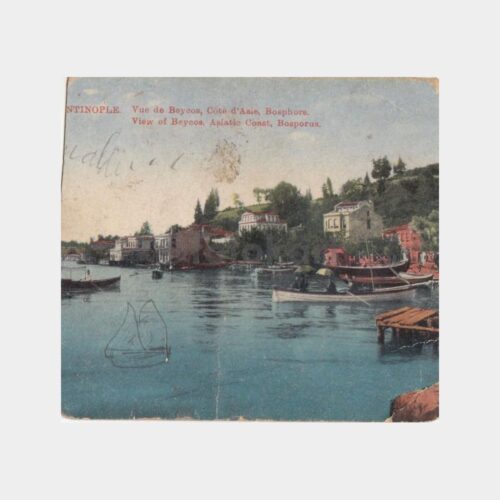 1910 Boğaziçi Beykoz Konulu Kartpostal - Görsel 2