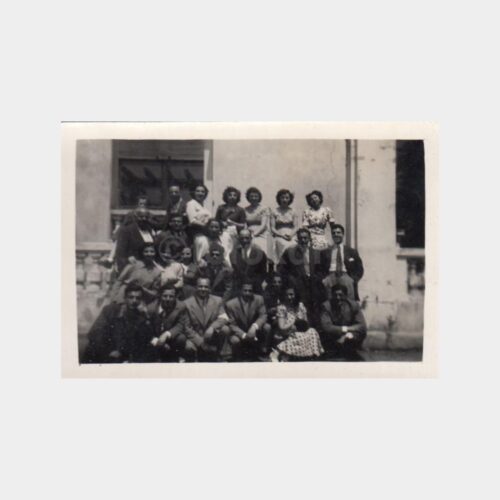 1950 Beykoz Hidiv Kasrı Bahçesi Grup Konulu Fotoğraf