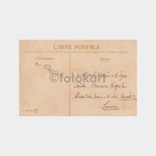 1910 Beykoz İmparatorluk Köşkü Konulu Kartpostal