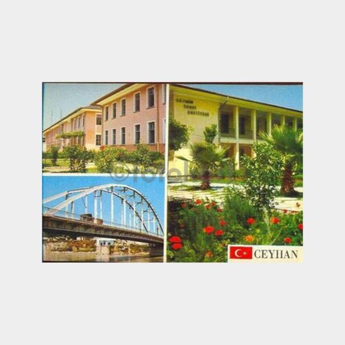 Ceyhan Sanat Entitüsü ve Köprü - 4 Görünüş Kartpostal