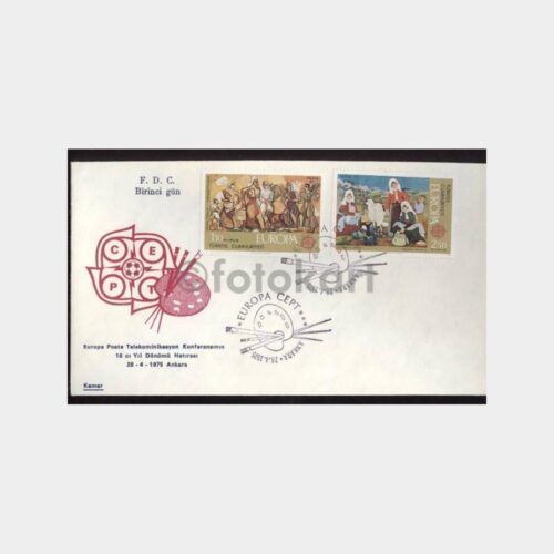1975 Europa CEPT - Tablolar FDC