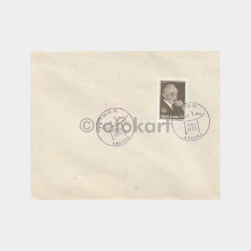 1973 İsmet İnönü Konulu FDC