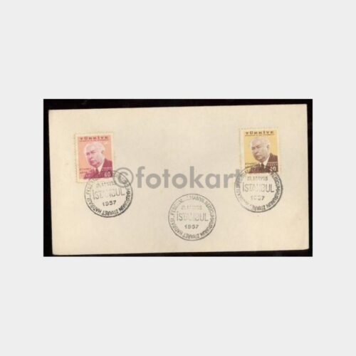 1957 Almanya Reisicumhur Ziyareti-İstanbul FDC