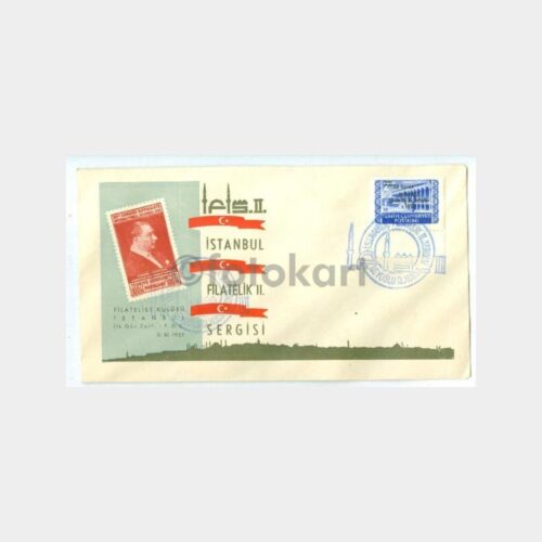 1957 İstanbul Filatelik 2. Sergisi FDC