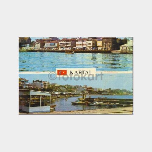 İstanbul Kartal Sahilden 2 Görünüş Kartpostal