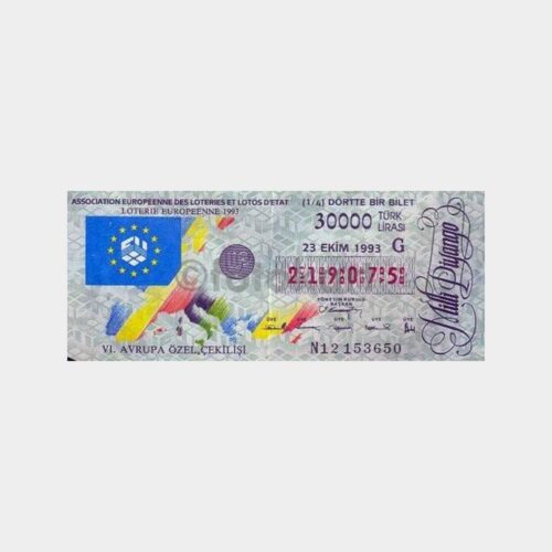 Milli Piyango - 23.10.1993 G - Avrupa Çekiliş