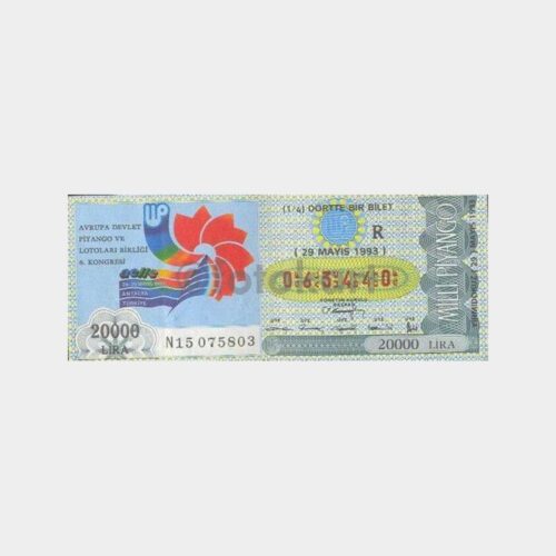 Milli Piyango - 29.05.1993 R-063440 Avrupa Piyango Kng