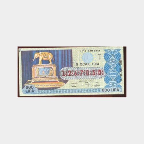 Milli Piyango - 09.01.1984 T-1267030 Filli Saat