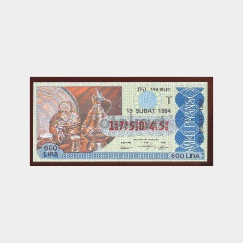 Milli Piyango - 19.02.1984 T-175045 Bakır Cezve
