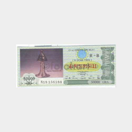 Milli Piyango - 09.01.1995 RB-695951 Karun Hazinesi