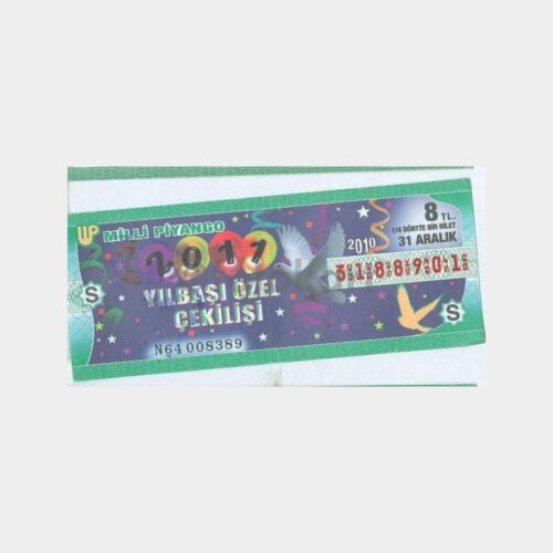Milli Piyango - 31.12.2010 S-3188901 Yılbaşı