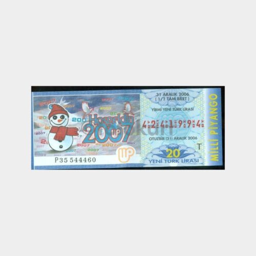 Milli Piyango - 31.12.2006 T-4241994 Yılbaşı