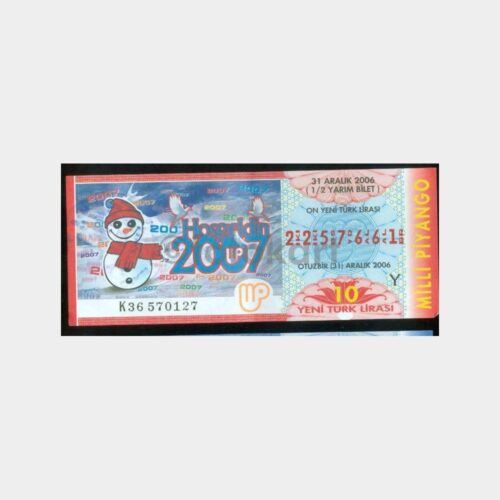 Milli Piyango - 31.12.2006 Y-2257661 Yılbaşı
