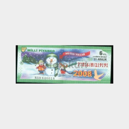 Milli Piyango - 31.12.2007 7368199 Yılbaşı