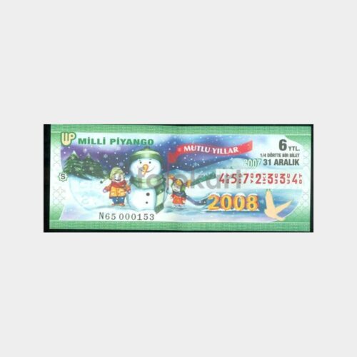 Milli Piyango - 31.12.2007 4572334 Yılbaşı