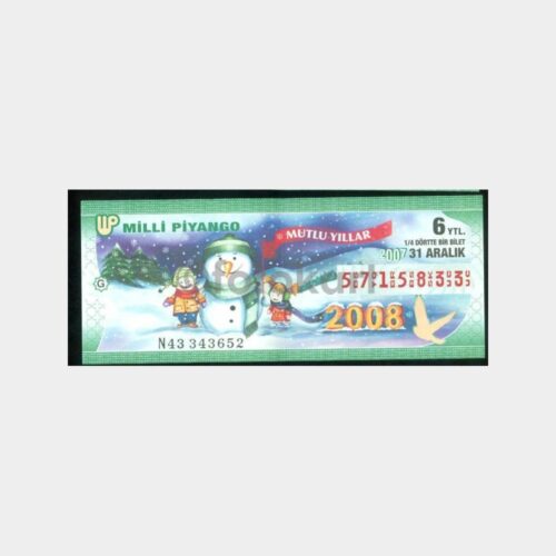 Milli Piyango - 31.12.2007 5715833 Yılbaşı